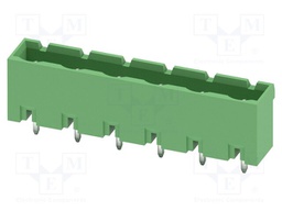 PCB headers, nominal cross section: 2.5 mm?, color: green, n