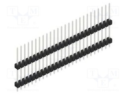 Connector: pin strips; pin header; male; PIN: 26; 2.54mm; THT; 1x26