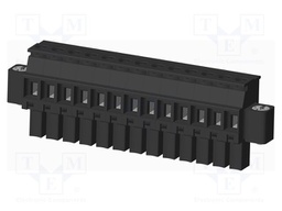 Connector: pluggable terminal block; plug; female; angled 90°