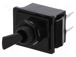 Switch: toggle; Pos: 2; DPST; OFF-ON; 16A/250VAC; 28A/28VDC; IP40