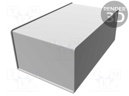 Enclosure: desktop; 1456; X: 152mm; Y: 254mm; Z: 102mm; aluminium