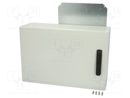Enclosure: wall mounting; X: 400mm; Y: 600mm; Z: 210mm; ARCA; grey