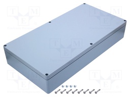 Enclosure: multipurpose; X: 310mm; Y: 403mm; Z: 180mm; EURONORD; grey