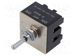 Switch: toggle; Pos: 3; 3P3T; ON-OFF-ON; 30A/250VAC; 30A/30VDC