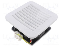 Fan: AC; axial; 230VAC; 152x152x75mm; 67m3/h; 49dBA; ball bearing