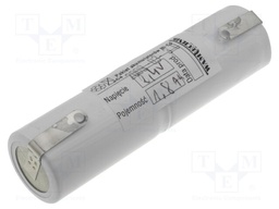 Re-battery: Ni-Cd; SC,SubC; 2.4V; 1800mAh; Leads: soldering lugs
