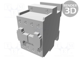 Contactor: 3-pole; NO x3; Auxiliary contacts: NC; 110VAC; 12A; DIN
