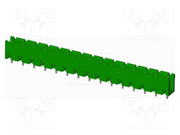 Connector: pluggable terminal block; socket; male; straight; THT