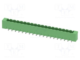 PCB headers, nominal cross section: 2.5 mm2, color: green, n