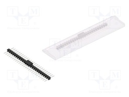 Connector: pin strips; pin header; male; PIN: 26; 2.54mm; SMT; 1x26