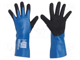 Protective gloves; Size: 8,M; blue; HPPE,nitryl,polyester; Dexcut