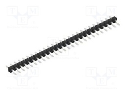 Connector: pin strips; pin header; male; PIN: 26; 2.54mm; SMT; 1x26