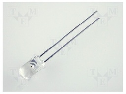 LED; 5mm; green; 100÷300mcd; 30°; Front: convex