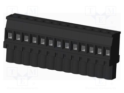 Connector: pluggable terminal block; plug; female; angled 90°