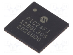 PIC microcontroller; Memory: 128kB; SRAM: 8B; SMD; UQFN48