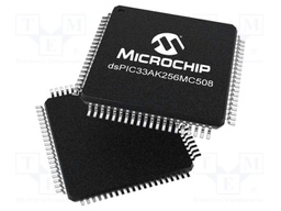 IC: dsPIC microcontroller; 256kB; 64kBRAM; TQFP80; 3÷3.6VDC; reel