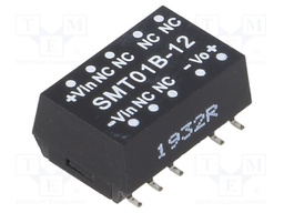 Converter: DC/DC; 1W; Uin: 18÷36V; 12VDC; Iout: 8.3÷83mA; SMD; 1.4g