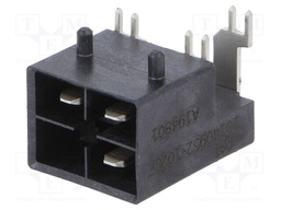 Socket; Connector: wire-board; VerIO™; male; PIN: 3; on PCBs
