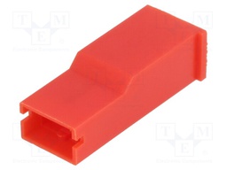 Terminals cover; female; for push-on 6.3mm connectors; ways: 1
