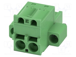 PCB connector, nominal cross section: 2.5 mm?, color: green,