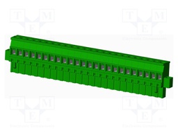Connector: pluggable terminal block; plug; female; angled 90°