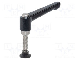 Lever; adjustable; Thread len: 20mm; Lever length: 45mm