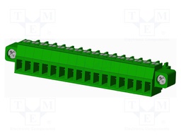 Connector: pluggable terminal block; plug; female; straight; 10A