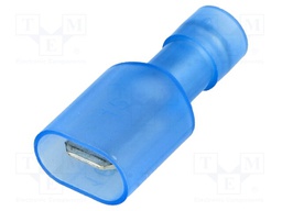 Terminal: flat; 6.3mm; 0.8mm; male; 1.5÷2.5mm2; crimped; for cable