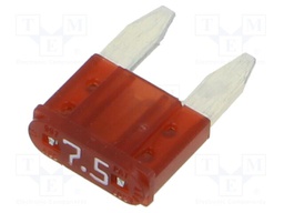 Fuse: fuse; 7.5A; 58VDC; automotive; 10.9mm; Mini
