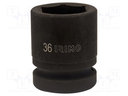 Cap; 6-angles,socket spanner,impact; HEX 36mm; 1"; 65mm