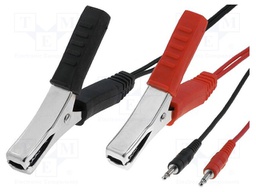 Crocodile clip; red and black; Application: BT100