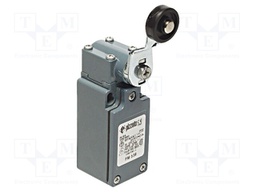 Limit switch; lever R 43mm, plastic roller Ø20mm; NO + NC; 10A