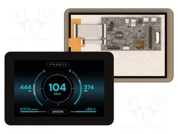 Display: TFT; 7"; 1280x800; 32MBFLASH,32MBPSRAM; 1000cd/m2; 4÷6V