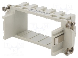 Connector accessories: frame for modules; female; size 16