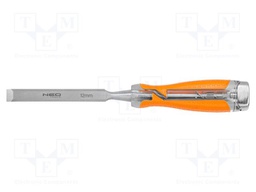 Chisel; Application: wood; Tipwidth: 12mm; L: 260mm; antislip