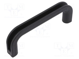 Handle; Mat: polyamide; black; H: 48mm; L: 135mm; W: 16mm