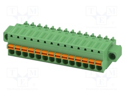 PCB connector, nominal cross section: 1.5 mm?, color: green,