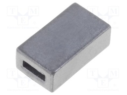 Core: ferrite; for flat cable; 25Ω; A: 10mm; B: 3.2mm; C: 7mm; D: 8mm