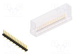 Connector: pin strips; pin header; male; PIN: 16; 2mm; SMT; 1x16