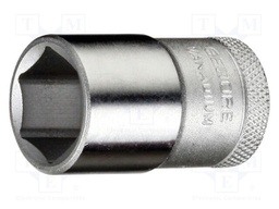 Socket; 6-angles,socket spanner; 9mm; 1/2"; Chrom-vanadium steel