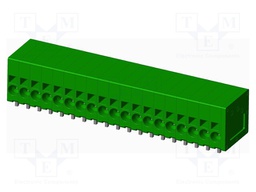 Connector: PCB terminal block; terminal; Plating: tinned; on PCBs