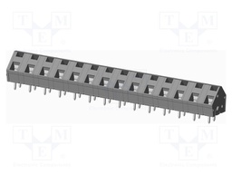 Connector: PCB terminal block; terminal; angled 45°; on PCBs