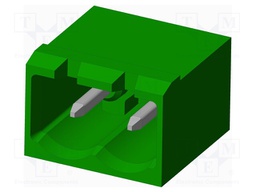 Connector: pluggable terminal block; socket; male; angled 90°