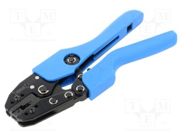 Tool: for crimping; non-insulated connectors angled; 1÷2.5mm2