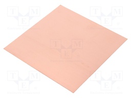 Laminate; FR4; 0.6mm; L: 100mm; W: 100mm; Coating: copper