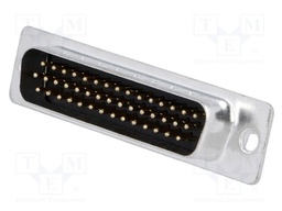 D-Sub HD; PIN: 44; plug; male; stamped and formed contacts