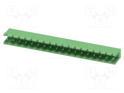 PCB headers, nominal cross section: 2.5 mm?, color: green, n