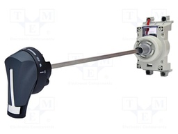 Door handle; outside; black; EB2S 250,ED2S 250