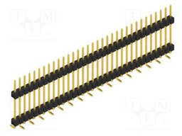 Connector: pin strips; pin header; male; PIN: 33; 2.54mm; SMT; 1x33