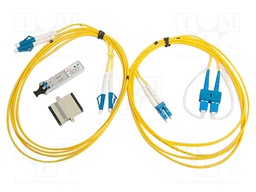 Set of cables and adapters